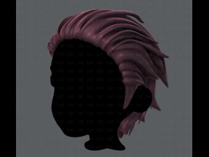 3d hair style for boy v23 3D Model