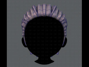 3d hair style for boy v23 3D Model