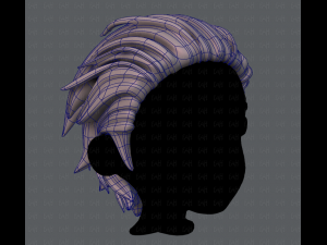 3d hair style for boy v23 Model 3D