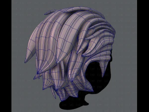 3d hair style for boy v23 3D Model