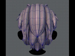 3d hair style for boy v23 3D Model