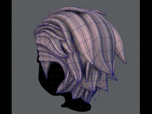 3d hair style for boy v23 3D Model