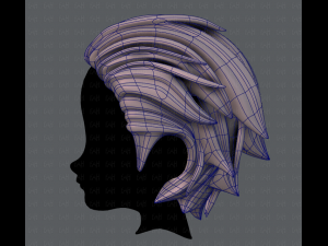 3d hair style for boy v23 Model 3D