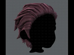 3d hair style for boy v23 3D Model