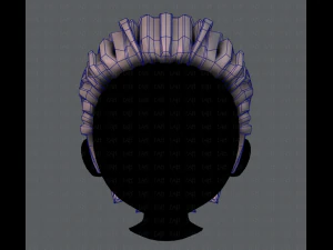 3d hair style for boy v23 3D Model