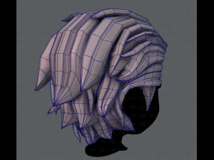 3d hair style for boy v23 3D Model