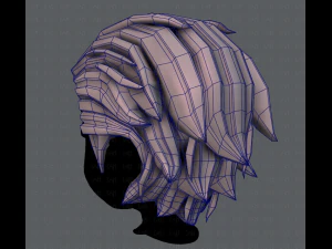 3d hair style for boy v23 3D Model
