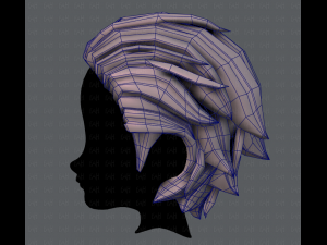 3d hair style for boy v23 Model 3D