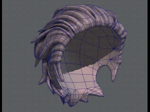 3d hair style for boy v23 3D Model