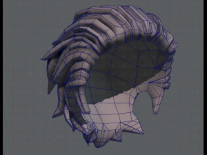 3d hair style for boy v23 3D Model