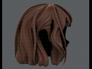 3d hair style for girl v24 Model 3D