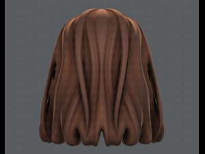 3d hair style for girl v24 Model 3D