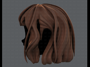 3d hair style for girl v24 Model 3D