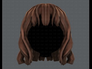 3d hair style for girl v24 Model 3D