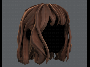 3d hair style for girl v24 Model 3D