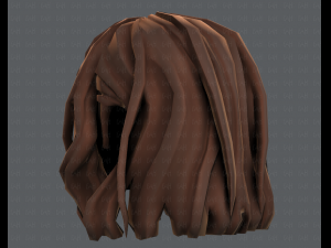 3d hair style for girl v24 Model 3D