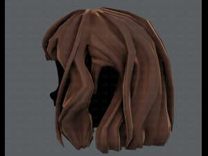 3d hair style for girl v24 Model 3D