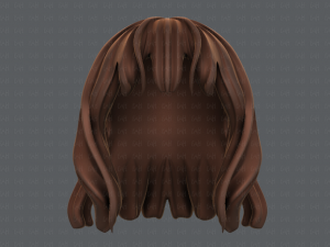 3d hair style for girl v24 Model 3D