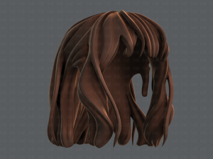 3d hair style for girl v24 Model 3D