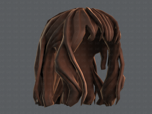3d hair style for girl v24 Model 3D