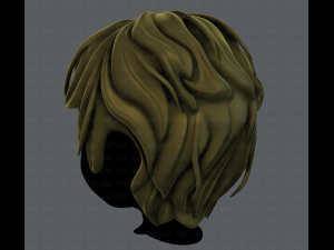 3d hair style for boy v24 Model 3D
