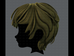 3d hair style for boy v24 Model 3D