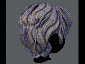 3d hair style for boy v24 Model 3D