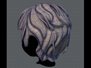 3d hair style for boy v24 Model 3D