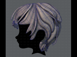 3d hair style for boy v24 Model 3D