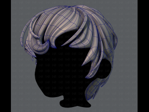 3d hair style for boy v24 Model 3D