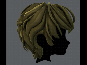 3d hair style for boy v24 Model 3D