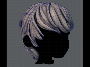 3d hair style for boy v24 Model 3D