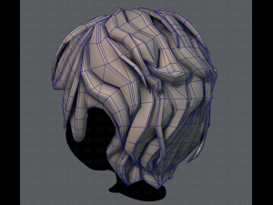 3d hair style for boy v24 Model 3D