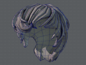 3d hair style for boy v24 Model 3D