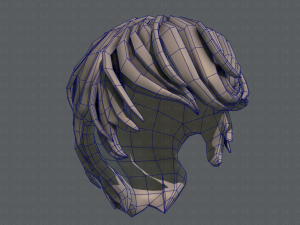3d hair style for boy v24 Model 3D