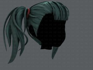 3d hair style for girl v25 3Dモデル