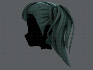 3d hair style for girl v25 3Dモデル