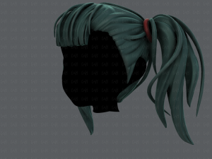 3d hair style for girl v25 3Dモデル