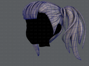3d hair style for girl v25 3Dモデル
