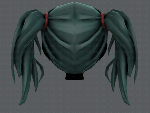3d hair style for girl v25 3Dモデル