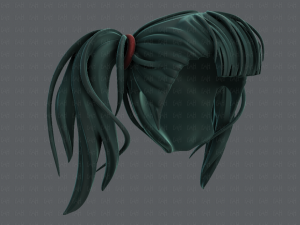 3d hair style for girl v25 3Dモデル