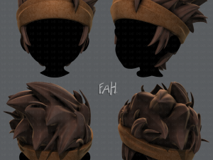 3d hair style for boy v25 3D Модель