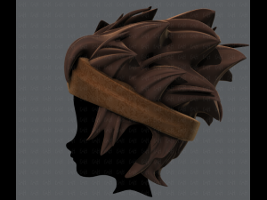3d hair style for boy v25 Modelo 3D