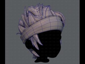 3d hair style for boy v25 Modelo 3D