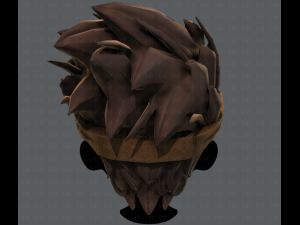 3d hair style for boy v25 Modelo 3D