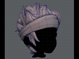 3d hair style for boy v25 Modelo 3D