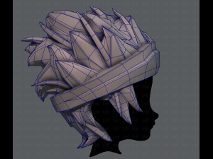 3d hair style for boy v25 Modelo 3D