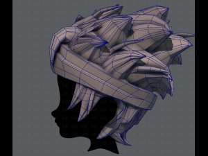 3d hair style for boy v25 Modelo 3D