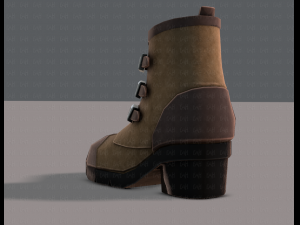 shoes cartoonv03 Modelo 3D