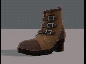 shoes cartoonv03 Modelo 3D